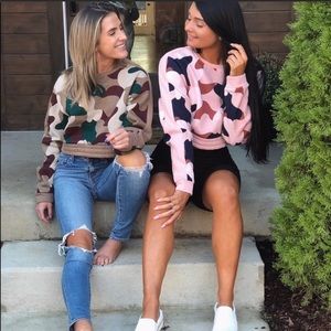 Balance Athletica Camo Crop Sweatshirt *Trade Only